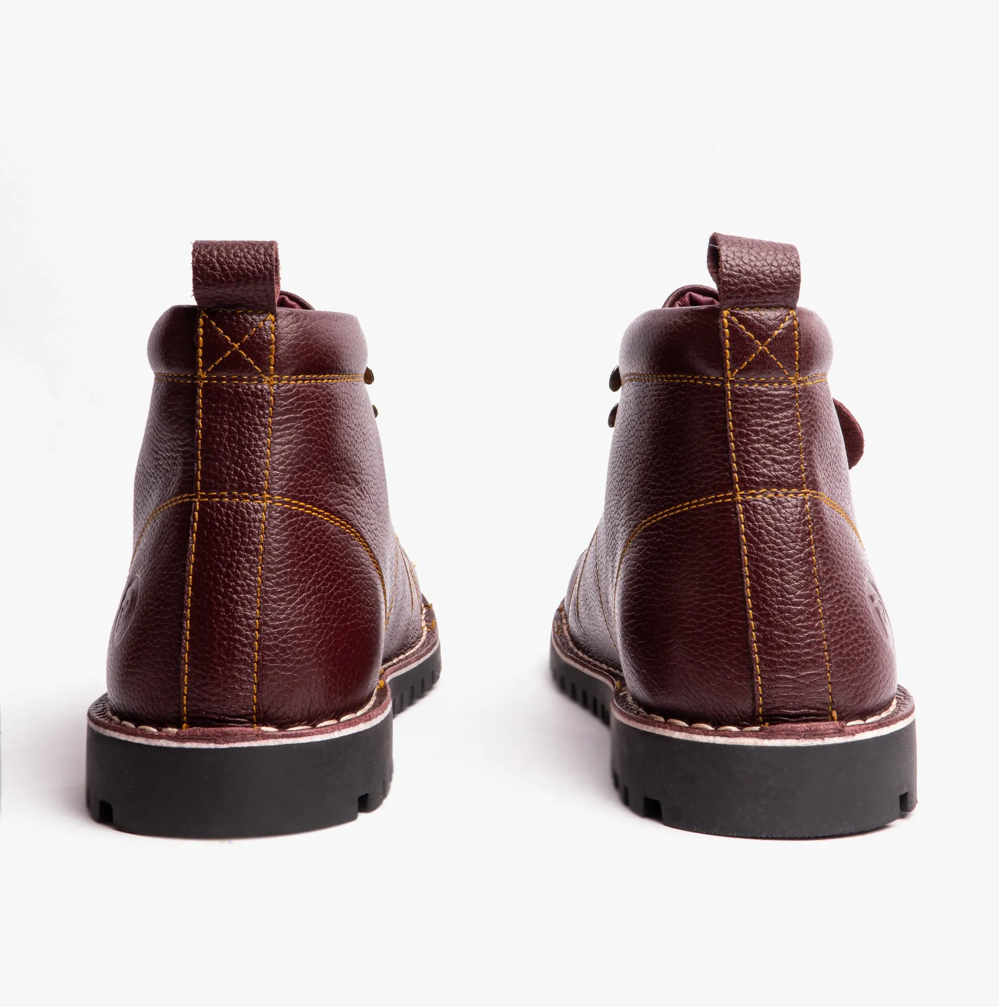 1961 MOD Mens Leather Boots Oxblood