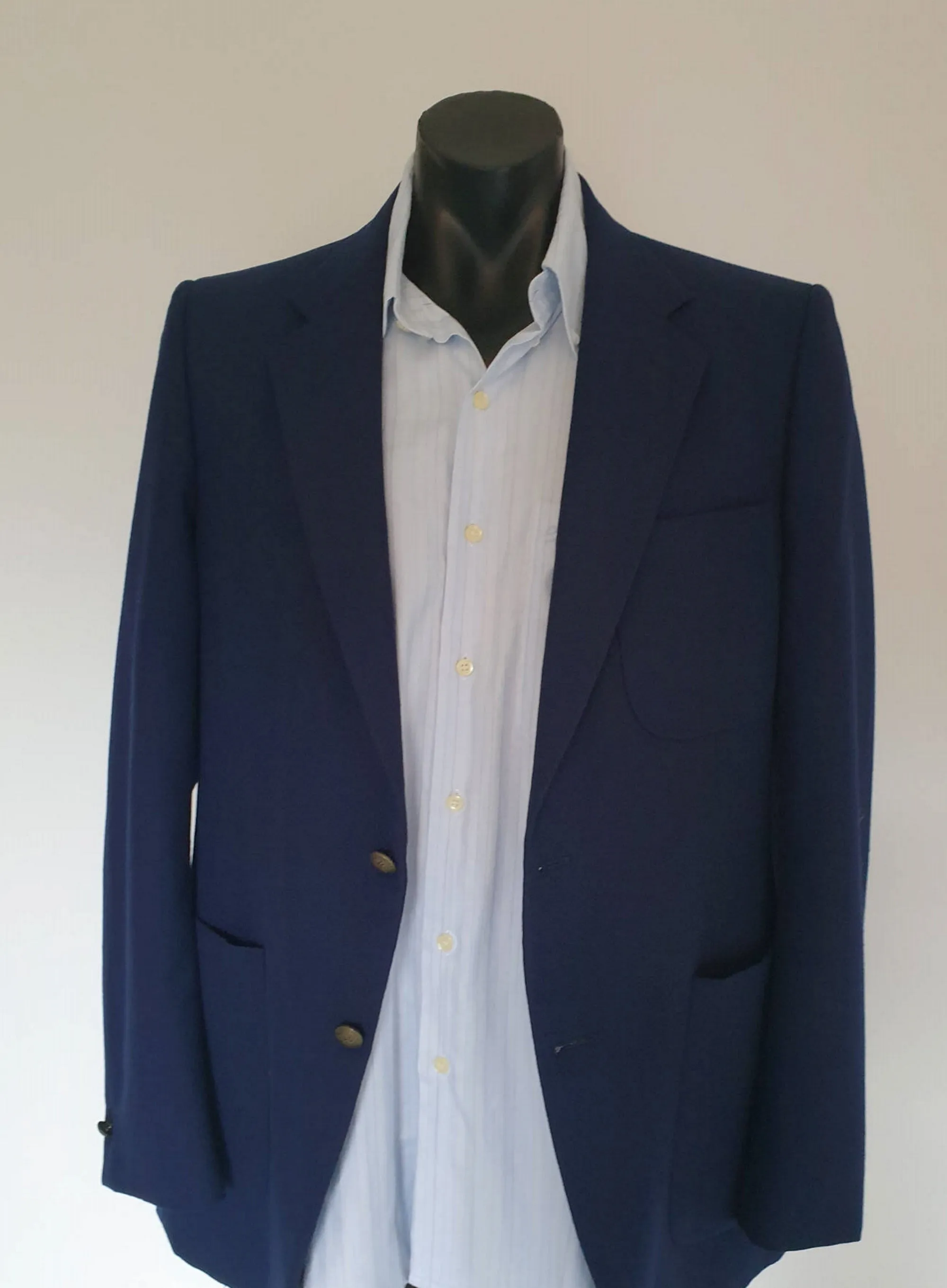 1970s Navy Blazer for Myer Men's Store - Chest 107 cm