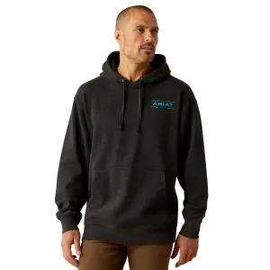 Ariat Men's Diamond Canyon Hoodie, Black Heather