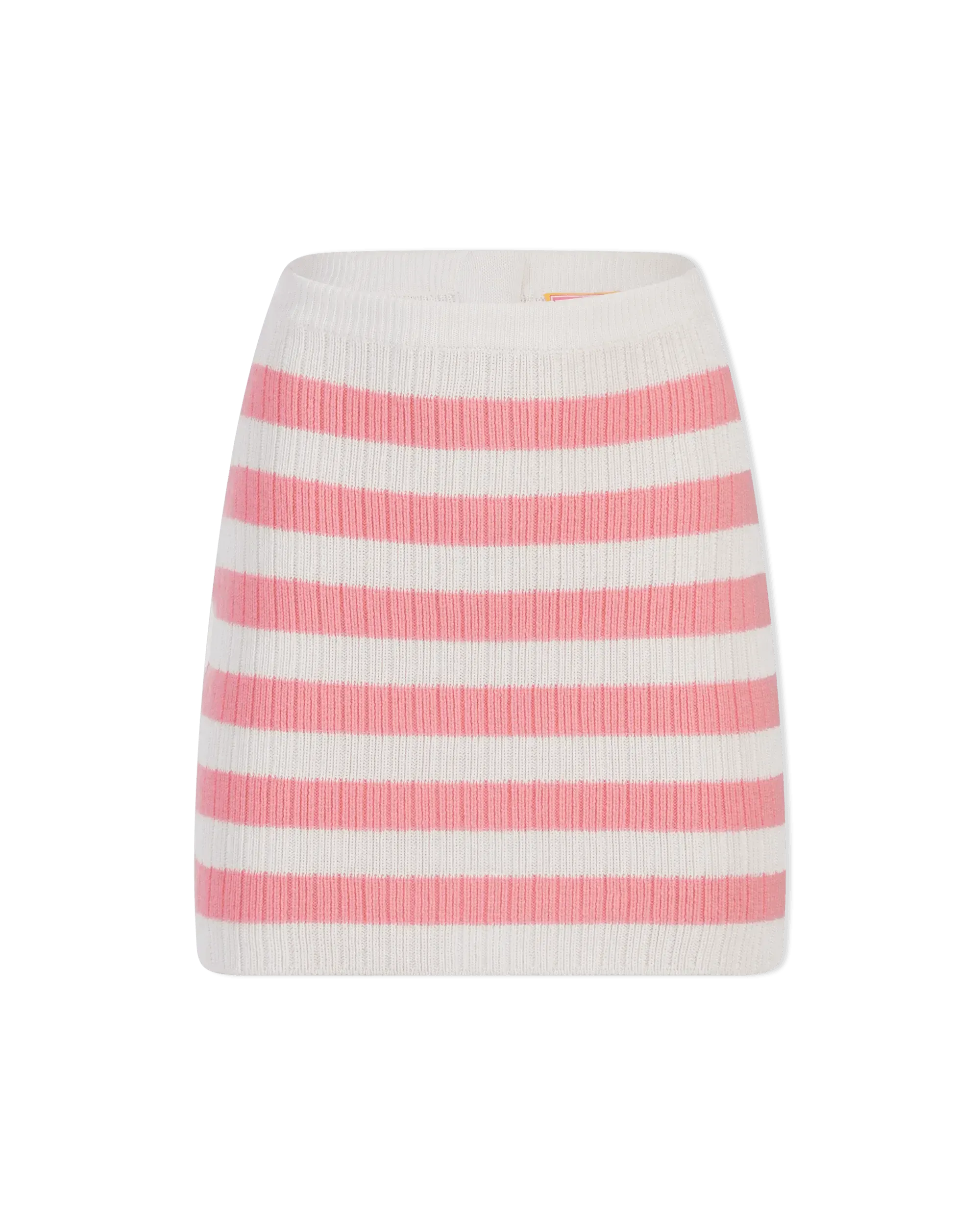 Balmain X Barbie Striped Knit Mini Skirt