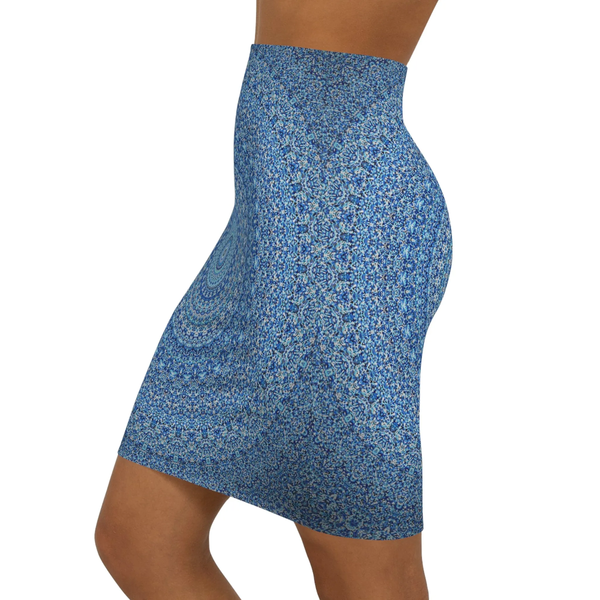 Blue Mandala - Inovax Women's Mini Skirt