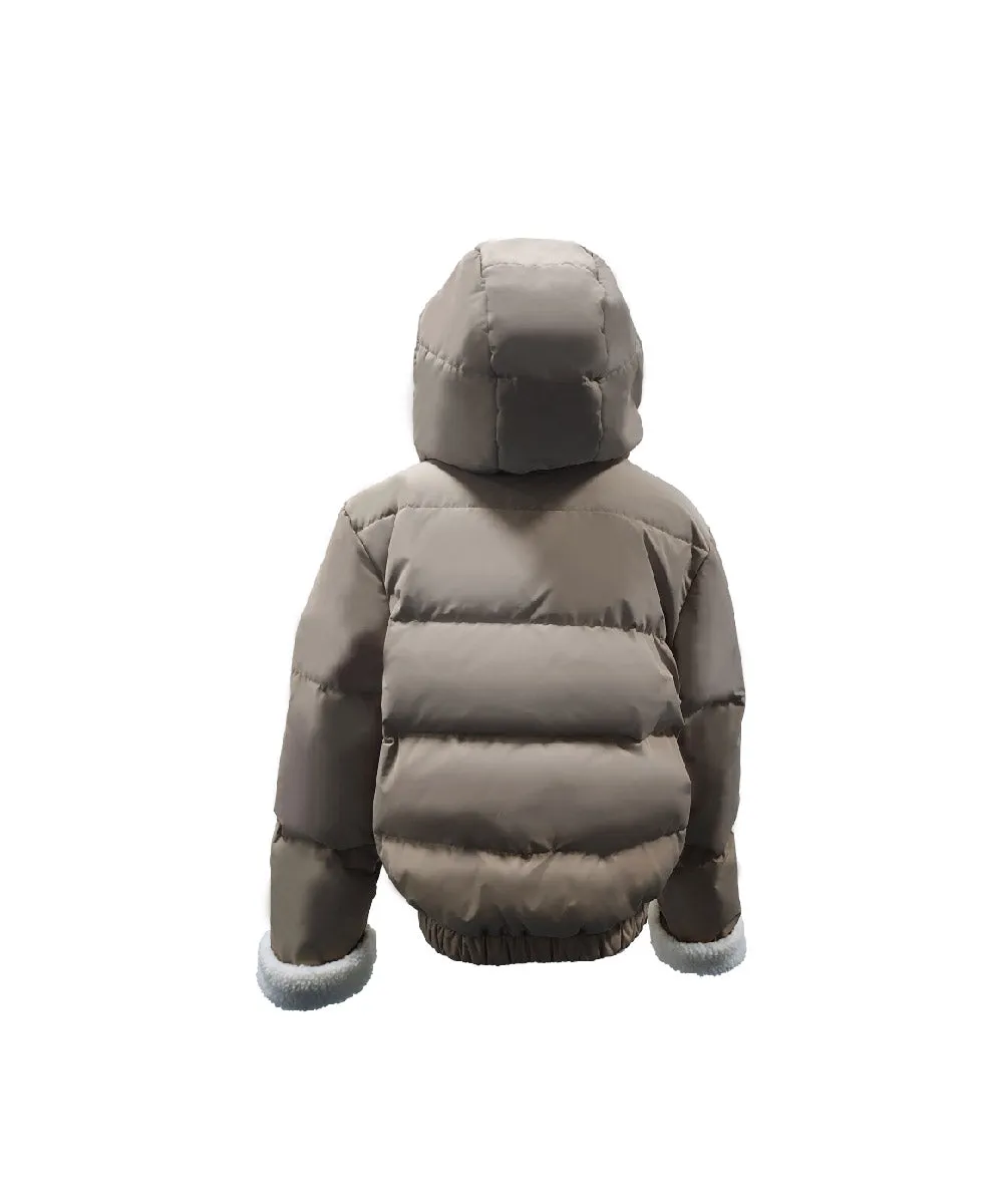 Boy's Down Jacket With Detachable Hood