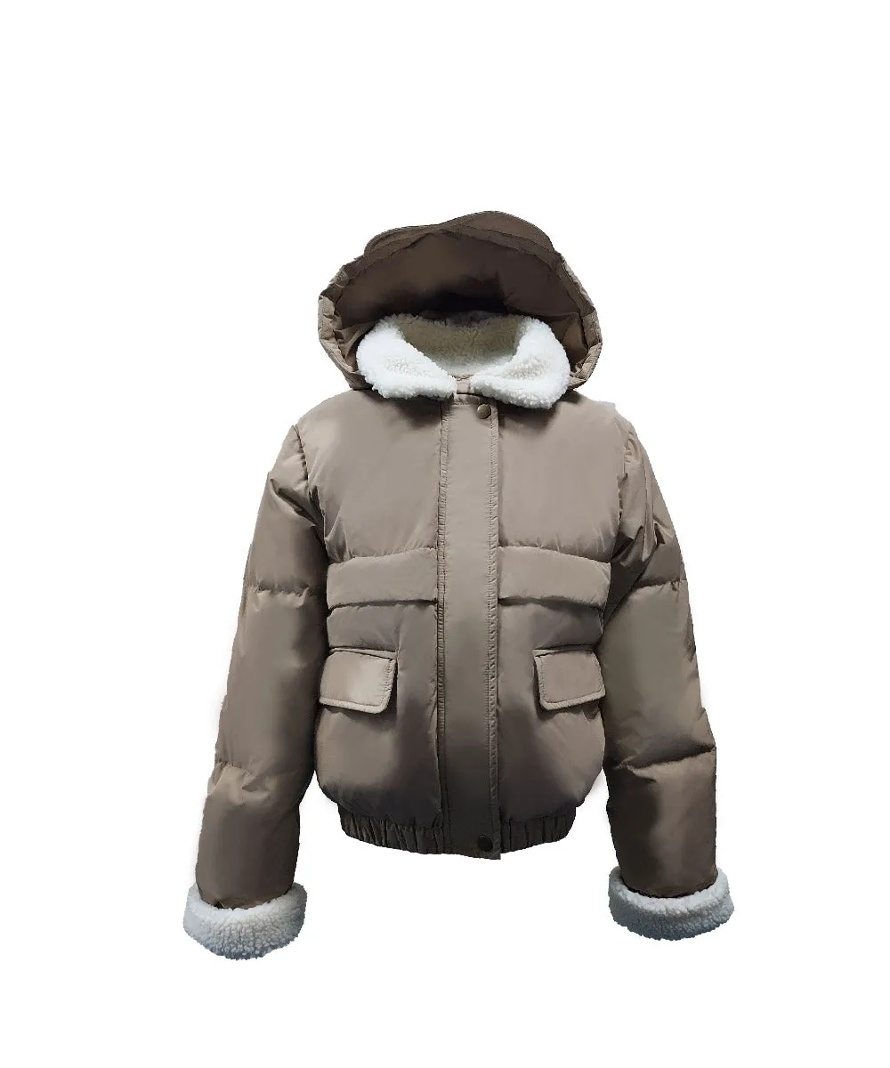 Boy's Down Jacket With Detachable Hood