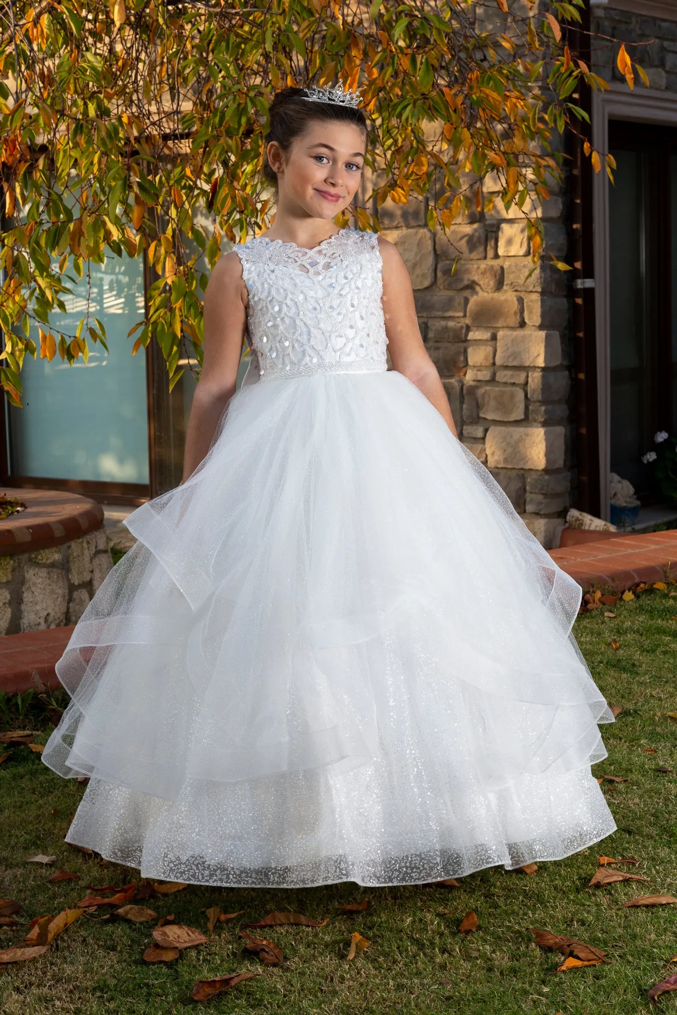 Charming Elegance Girls Formal Dress