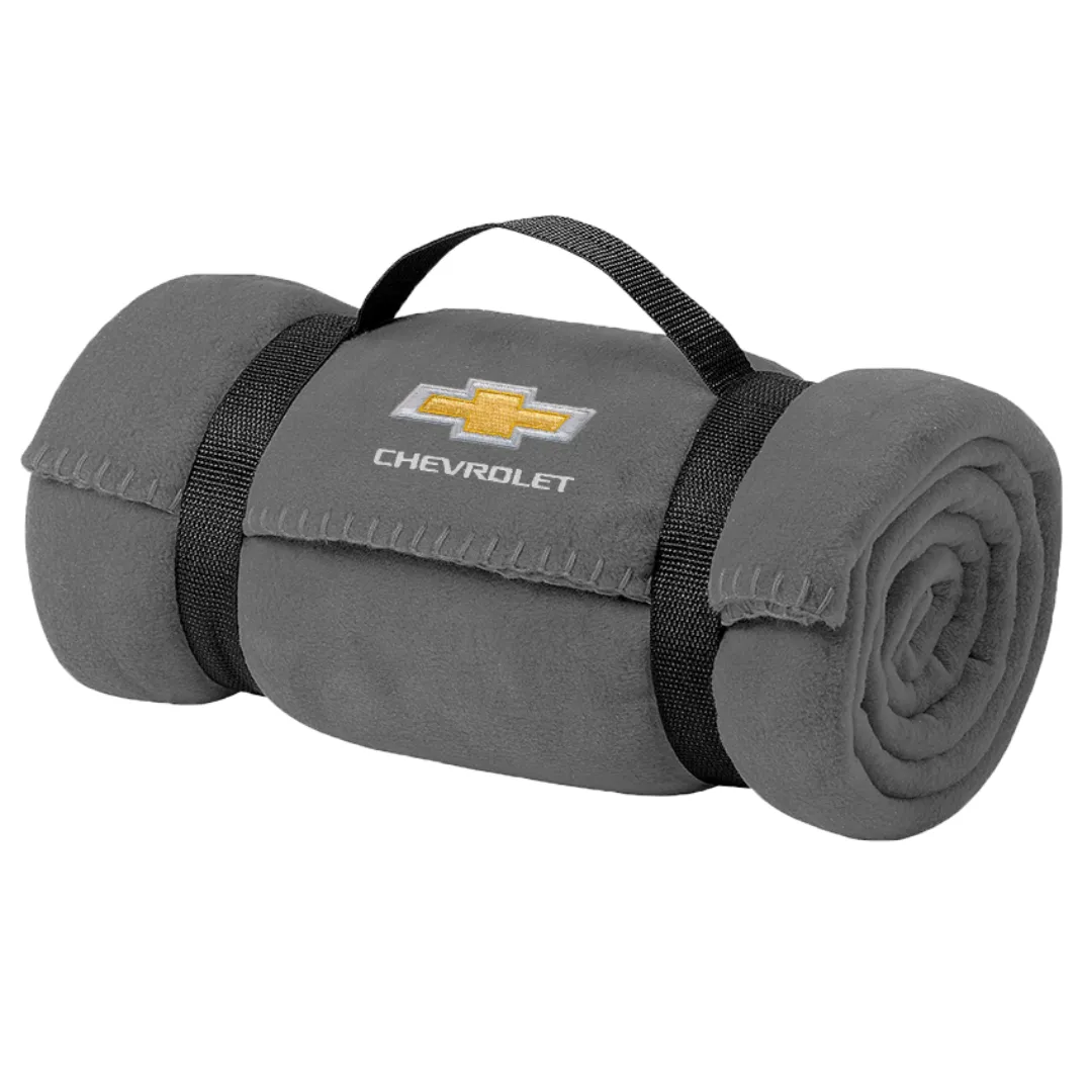 Chevrolet Gold Bowtie Fleece Blanket