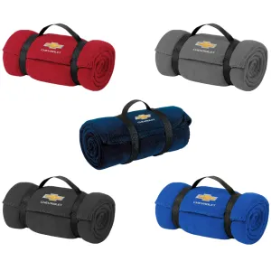 Chevrolet Gold Bowtie Fleece Blanket