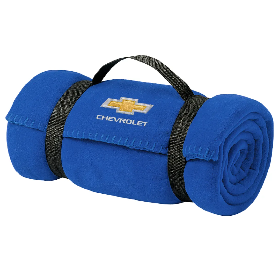 Chevrolet Gold Bowtie Fleece Blanket