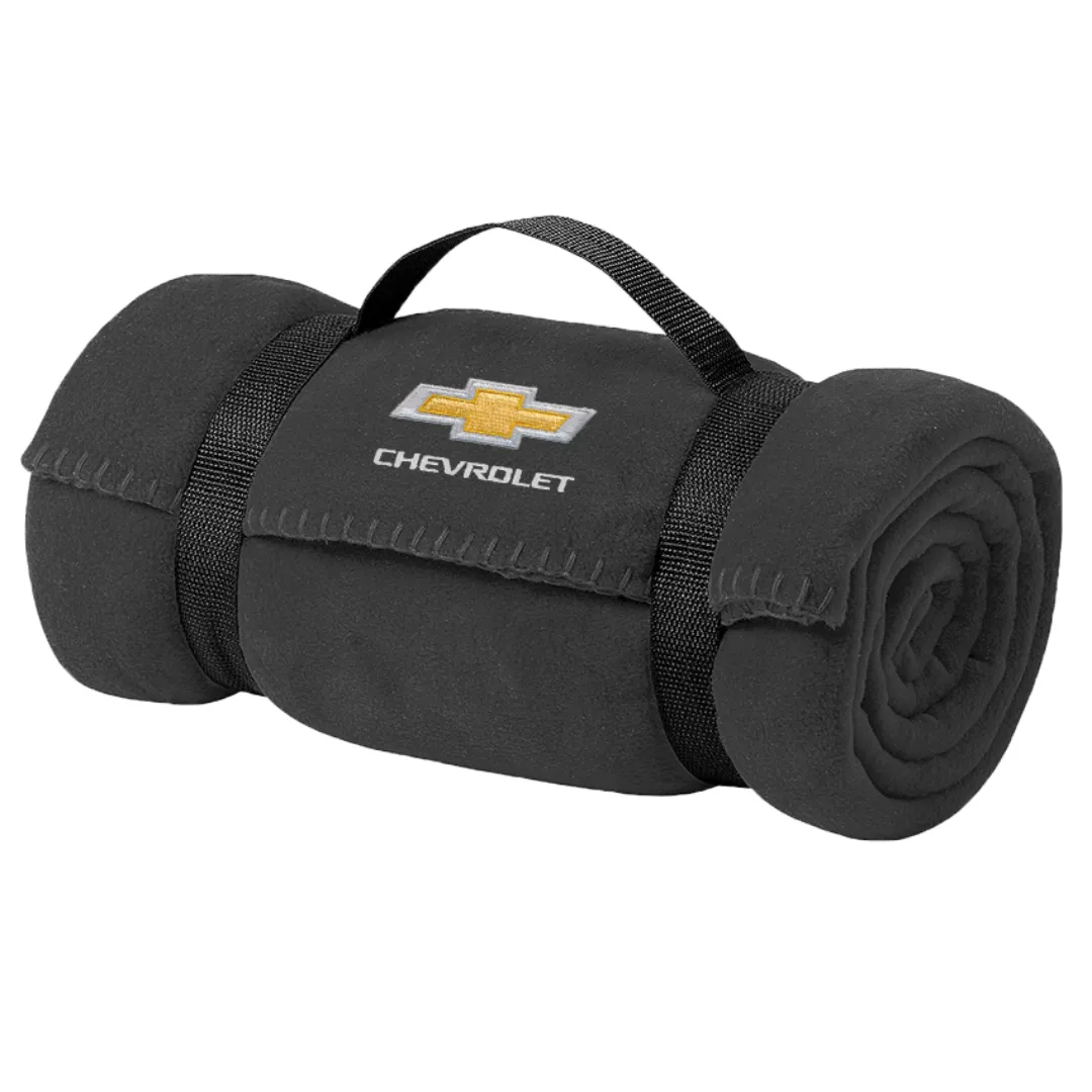 Chevrolet Gold Bowtie Fleece Blanket