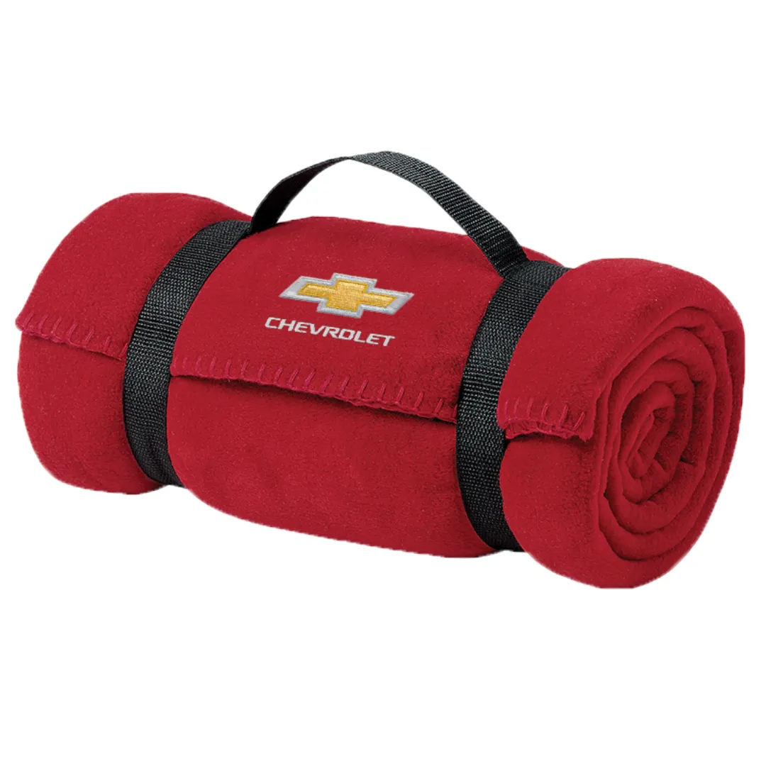 Chevrolet Gold Bowtie Fleece Blanket