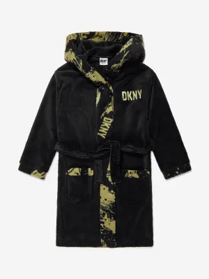 DKNY Boys Bathrobe in Black