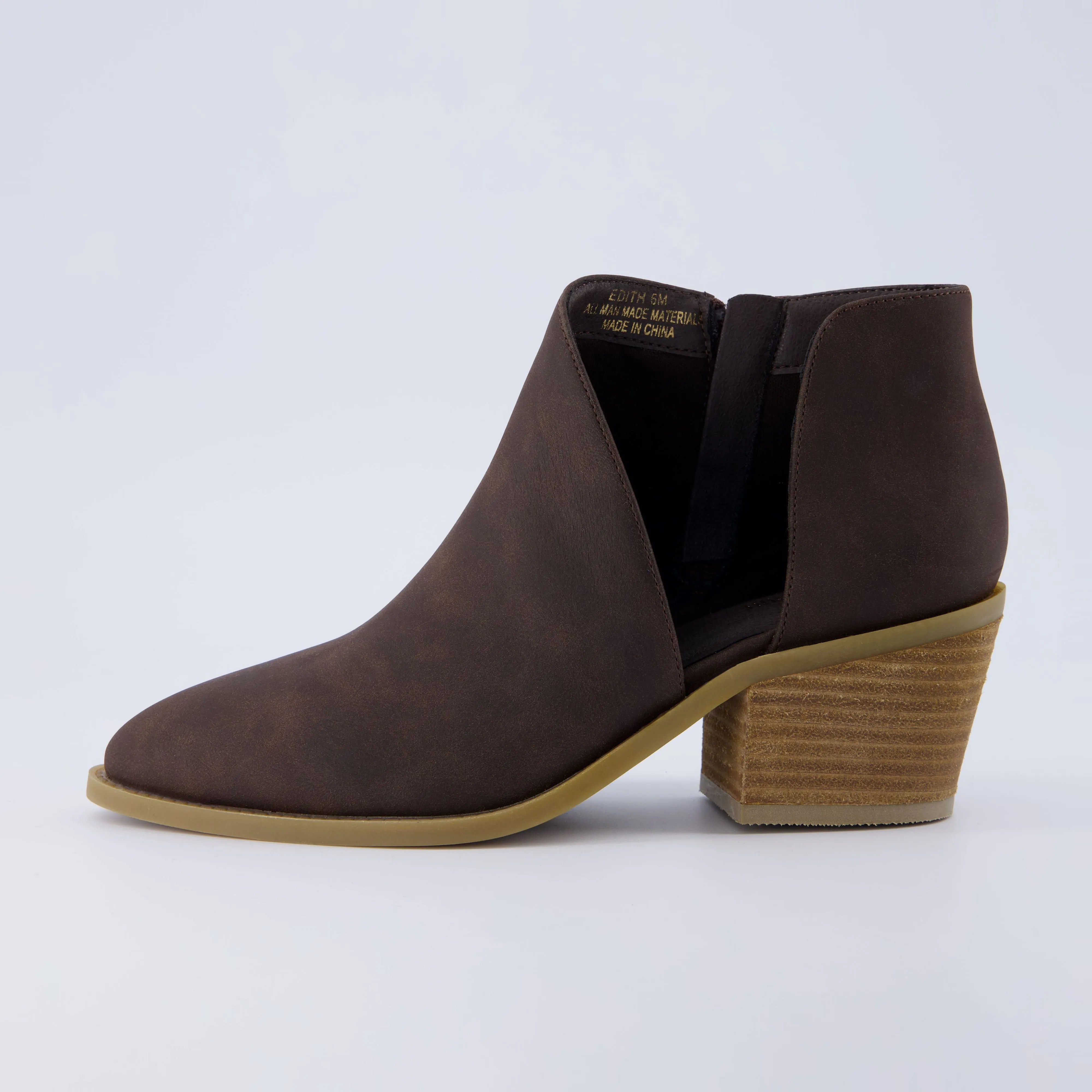 Edith Cut Out Ankle Bootie