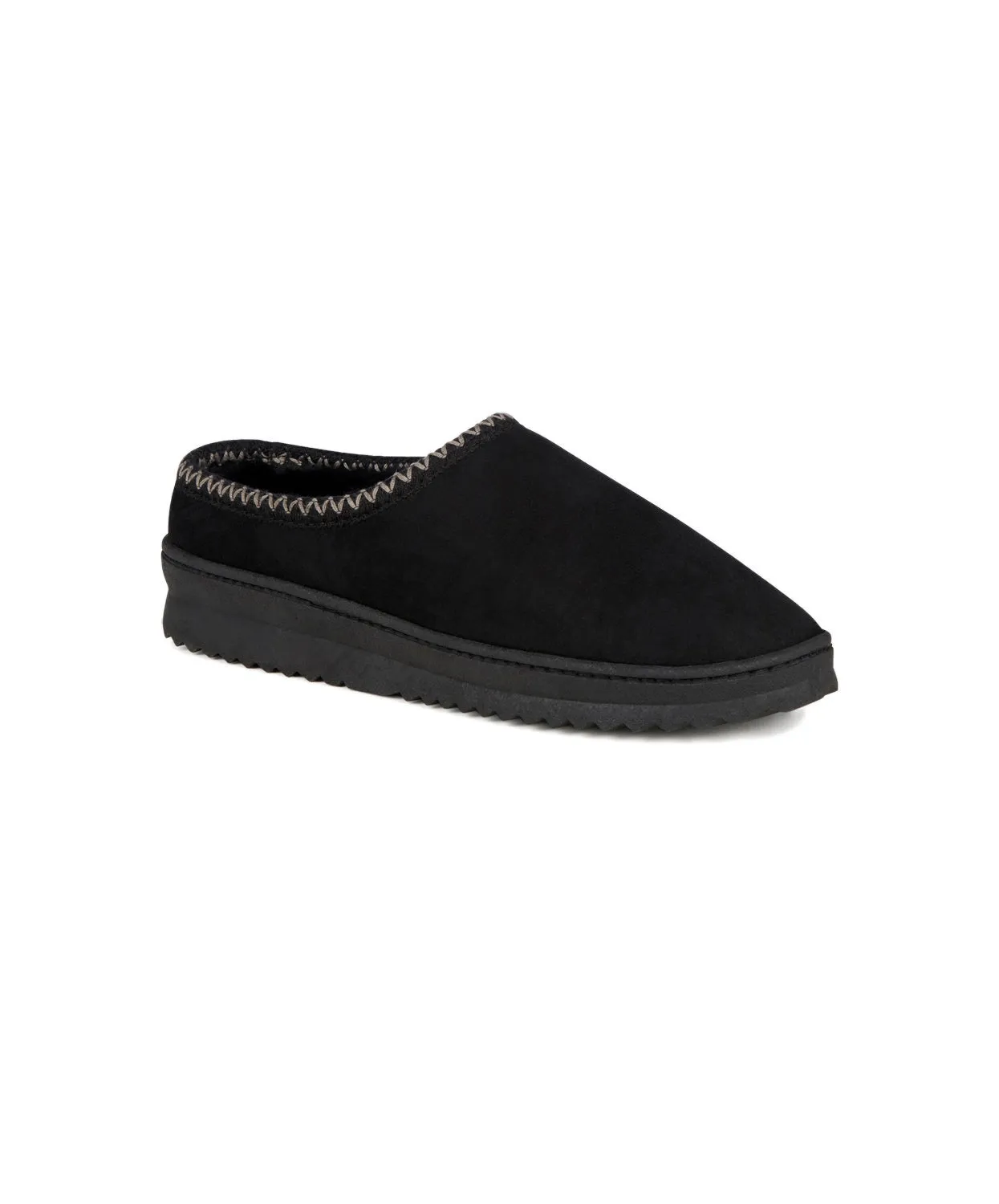 Emu Platinum Outback Scuff Black Sheepskin Slippers