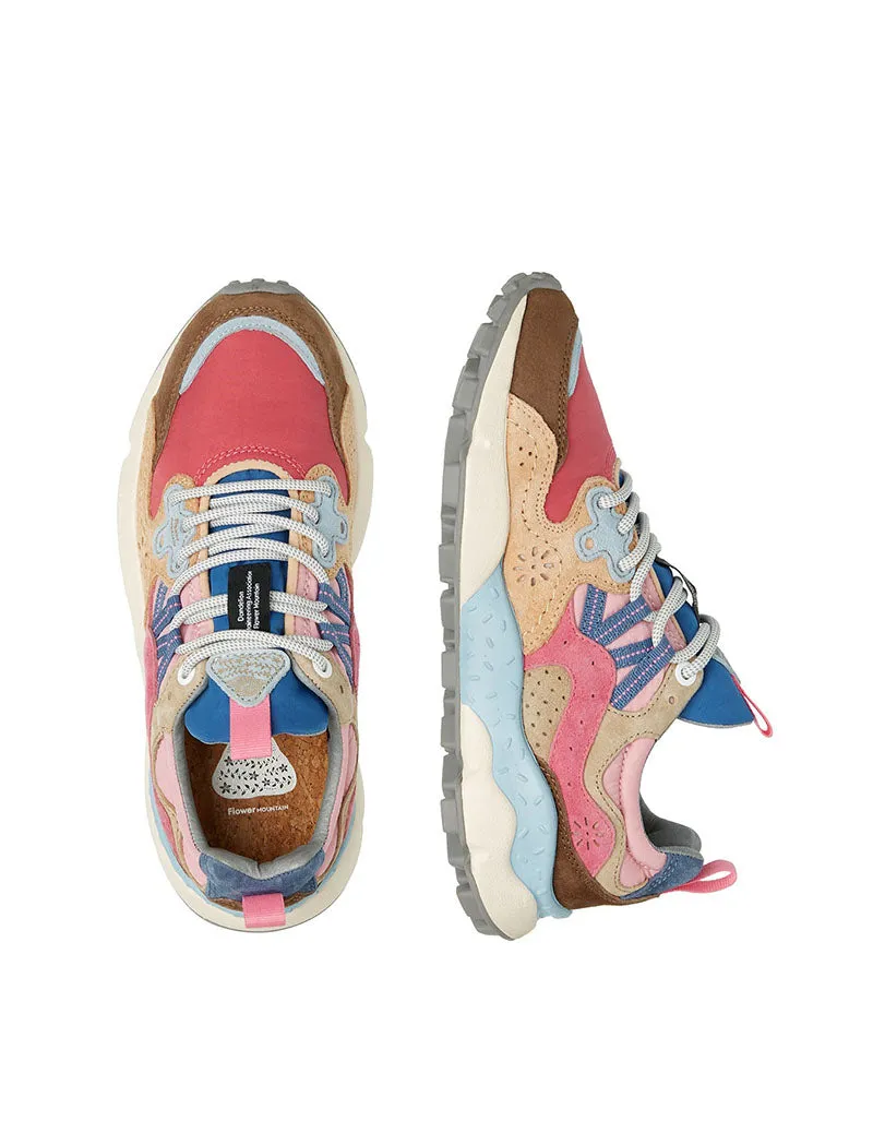 Flower Mountain Womens Yamano 3 Suede / Nylon Pink / Multi