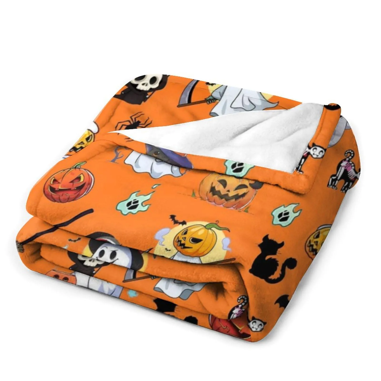 Halloween Fleece Blanket.