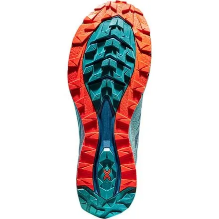 Jackal II GTX Women's La Sportiva Trail Running Shoe, Storm Blue/Lagoon