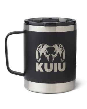 KUIU Insulated 10 oz Camp Mug with Handle - Matte Black Finish