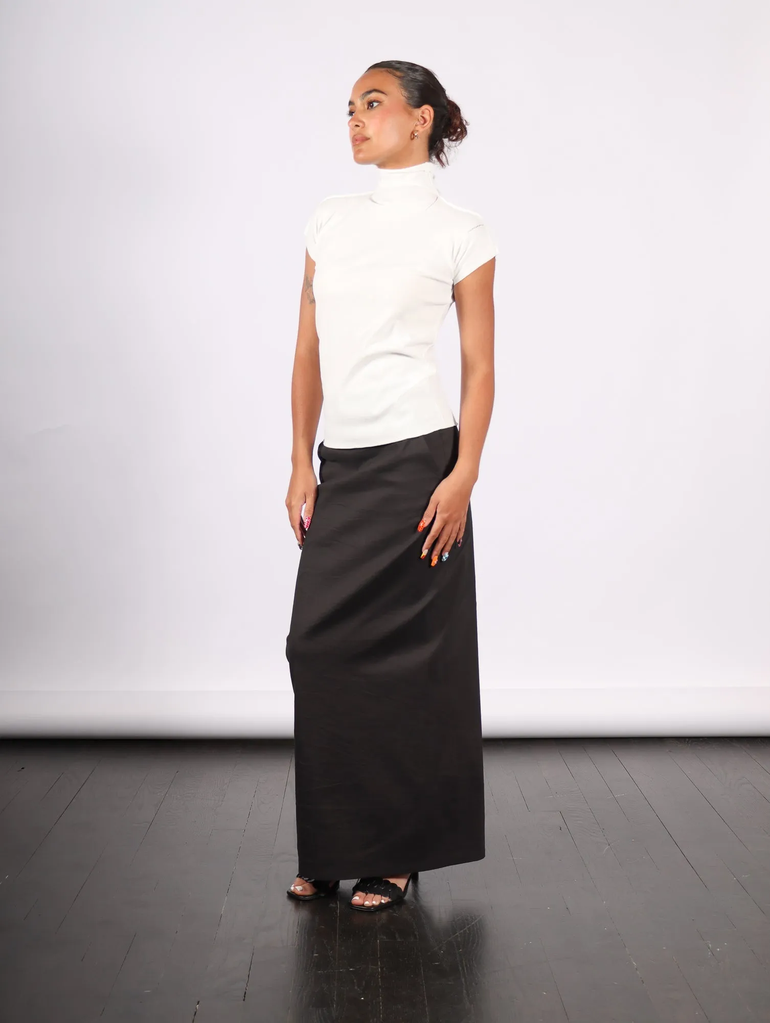 Membrane Skirt in Black by Issey Miyake