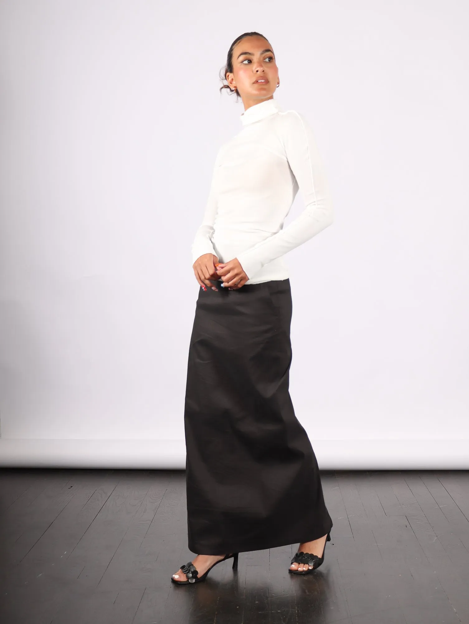 Membrane Skirt in Black by Issey Miyake