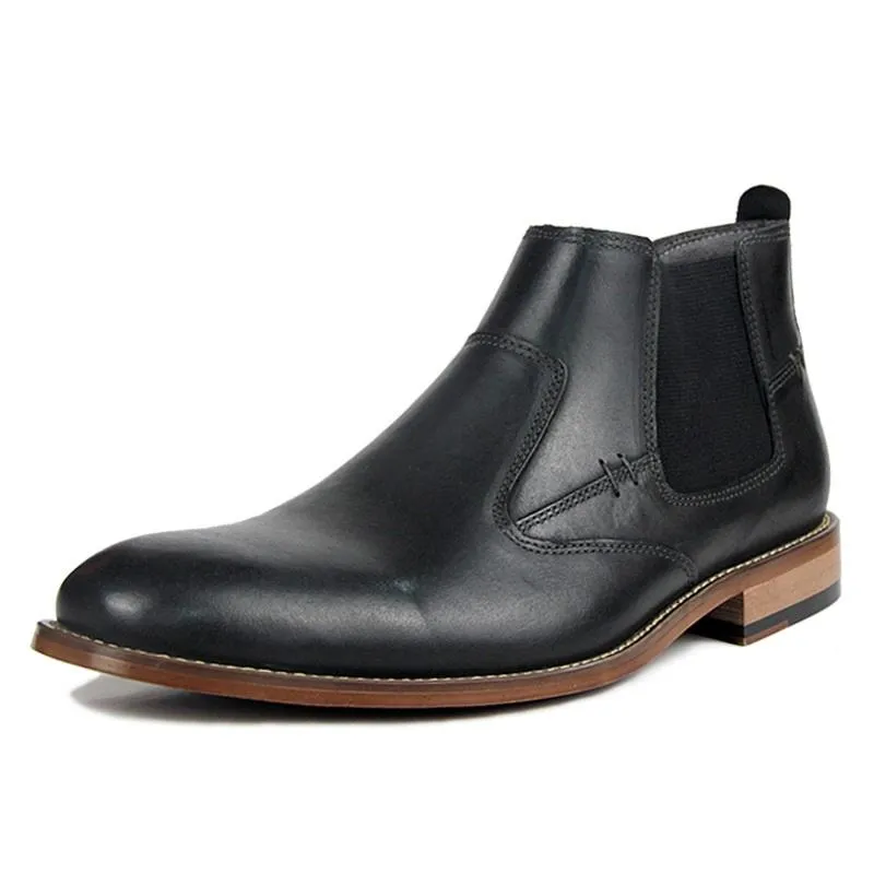 Men's Classic Flat Leather Boots