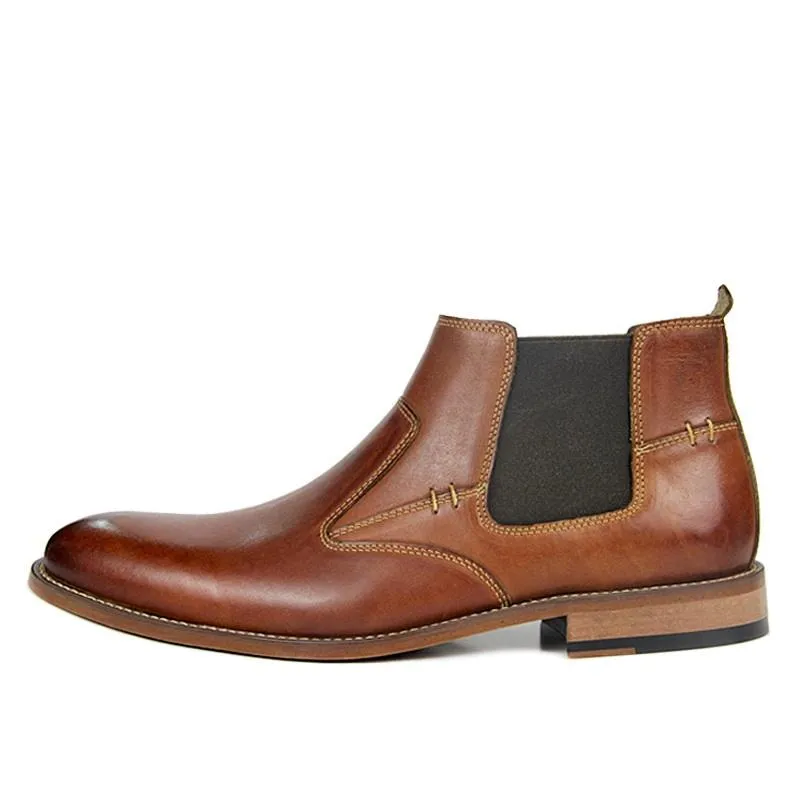 Men's Classic Flat Leather Boots