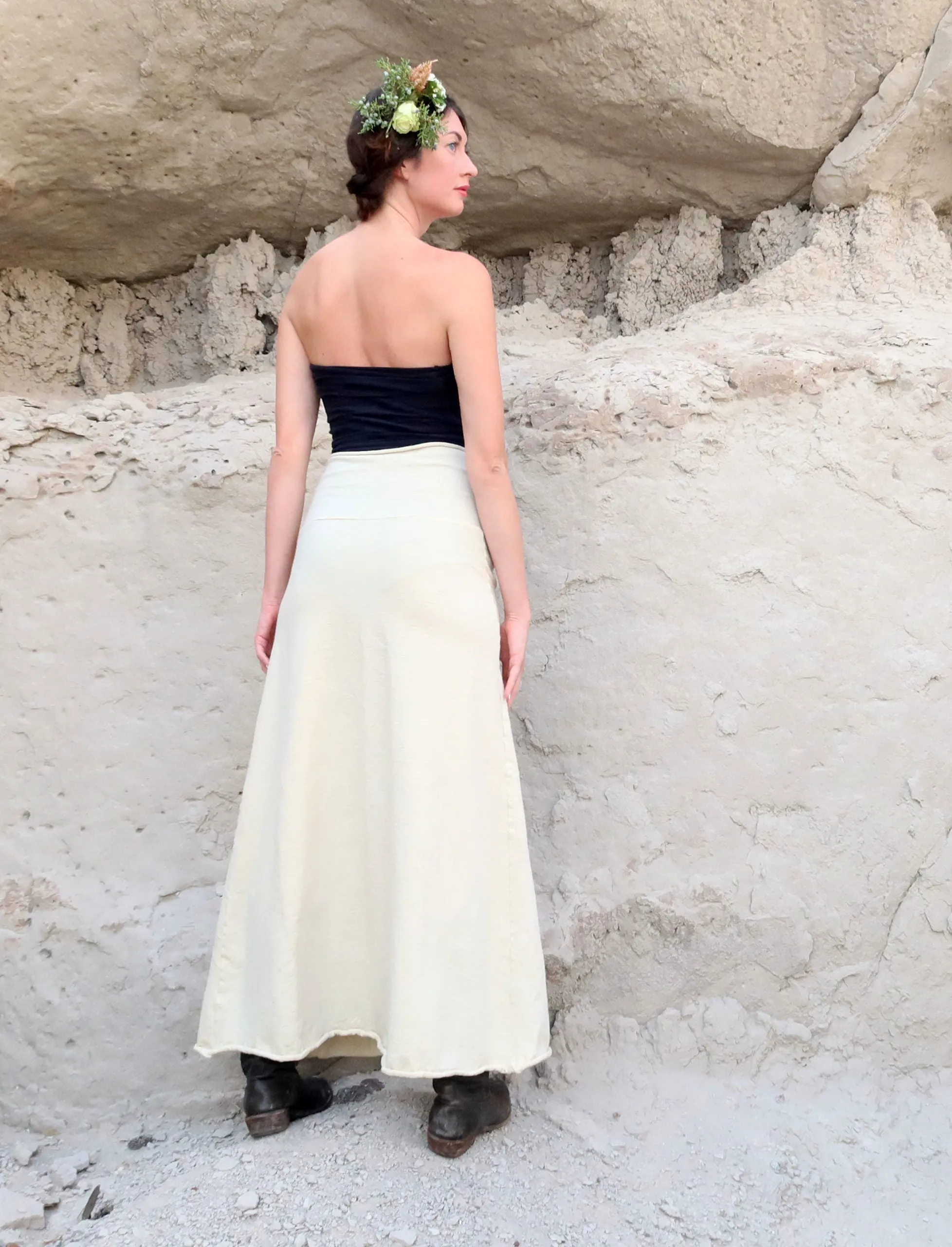 ORGANIC WOOL Simplicity Long Skirt