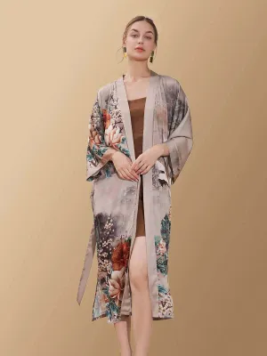 Oriental Forest Kimono Robe