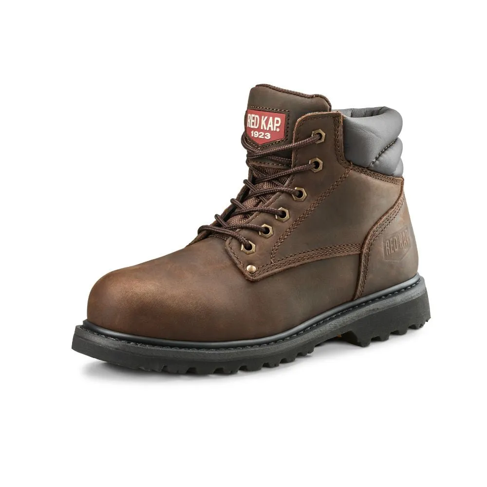 Red Kap Unisex 6" Steel Toe Work Safety CSA Boot CF23101ABR - Brown