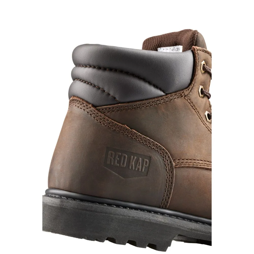 Red Kap Unisex 6" Steel Toe Work Safety CSA Boot CF23101ABR - Brown