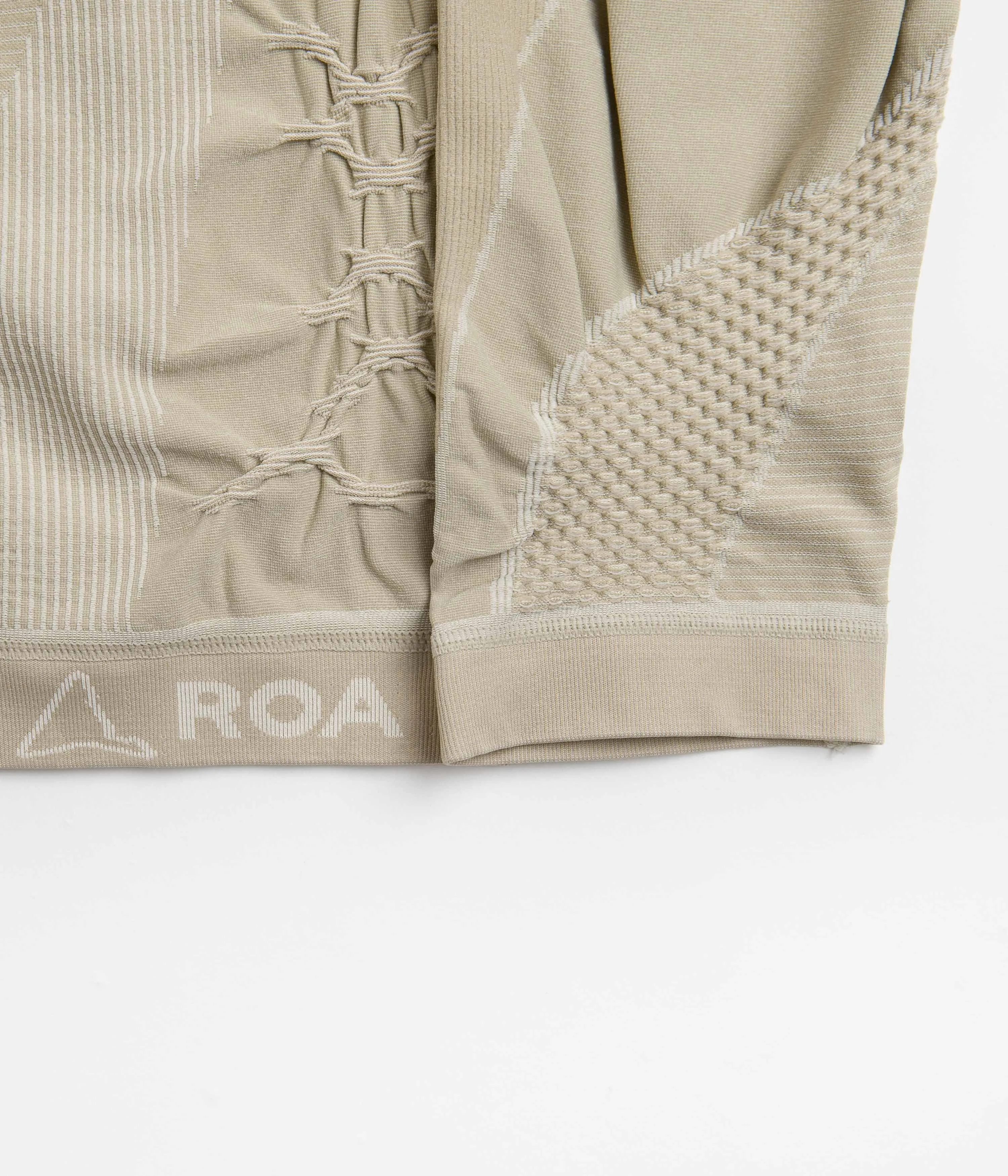 ROA 1/2 Zip 3D Knit Sweatshirt - Grey / Dove Grey