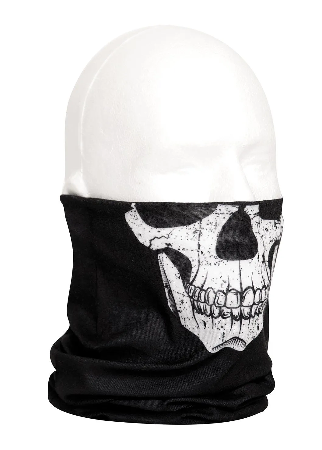 Rothco Multi-Use Neck Gaiter and Face Covering Tactical Wrap - Skull Print