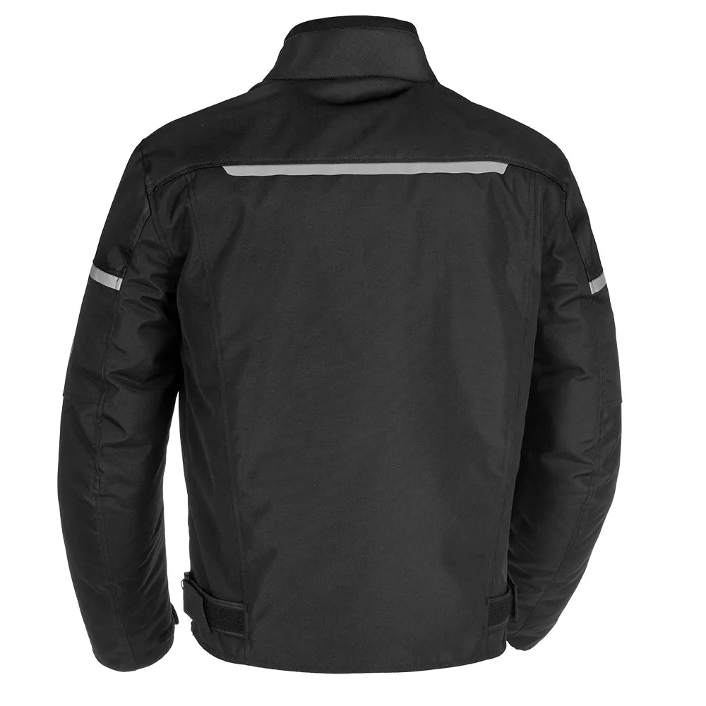 Spartan Short Waterproof Mens Textile Jacket - Black