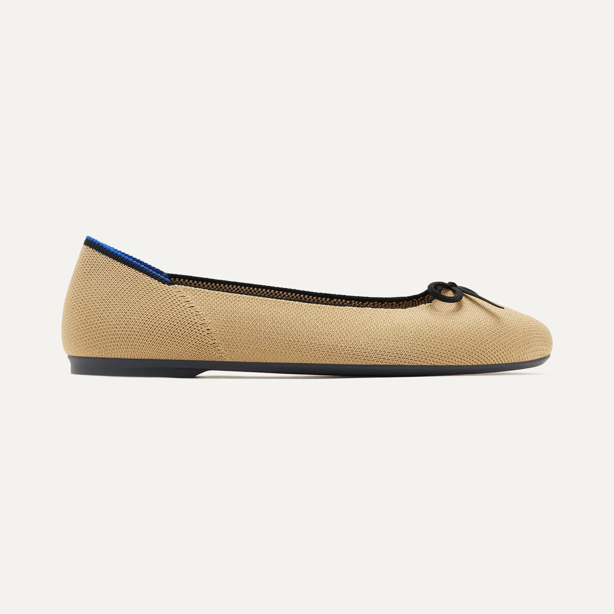 The Ballet Flat - Beige and Black