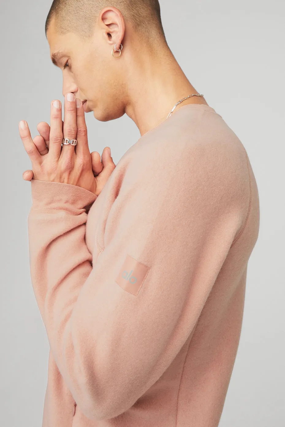 Triumph Crew Neck Sweatshirt - Soft Clay